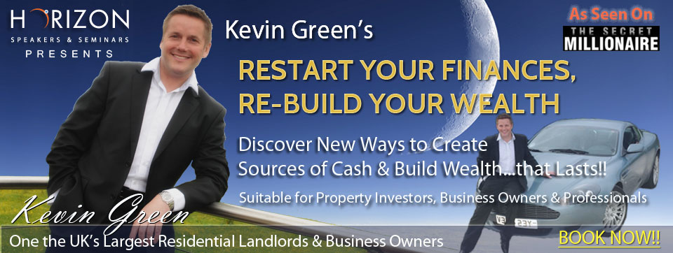 Secret Millionaire: Kevin Green's "Restart Your Finances, Re-build Your Wealth" @ Radisson Blu Hotel | Dublin | Ireland